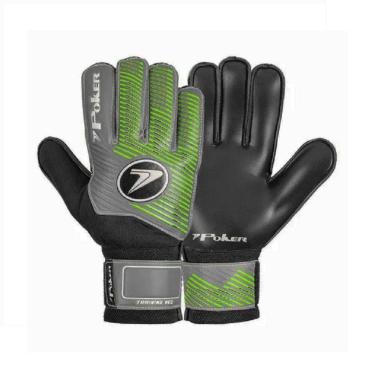 Imagem de Luva De Futebol De Campo Poker Training Neo Cinza/Verde