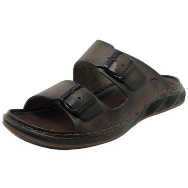 Imagem de Chinelo Masculino Conforto Dia a Dia Couro Pegada