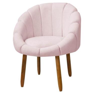Imagem de Poltrona Decorativa Orgânica Flora Fixa Recepção Estética Bouclê - Sof