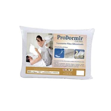 Imagem de Kit 2 travesseiros prodomir probel p/ fronhas 50 x 70 cm -probel
