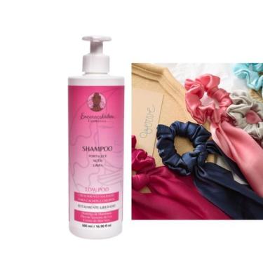 Imagem de Kit Shampoo Cachos+5 Scrunchie Cores Sortidas Encaracolados