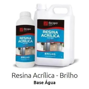 Imagem de Resina Acril. Brilho P/Acabamento Piso Cimento Queimado 1,0L Interno -