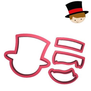 Imagem de Cortador Modular Circo Menino Mágico Cartola Show - DOCE IMPRESSO, 7,5