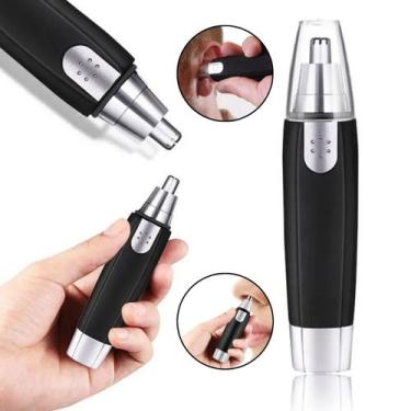 Imagem de Aparador De Pelos Nariz Orelhas Portátil Pelos Faciais - Platina