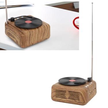 Imagem de Atualize o Alto falante Toca discos Plataforma Giratória, Alto falante Estéreo Reprodutor Efeito Som Hi Fi Com Chip BT 5.3 Com Conexão Estável, Alto falante BT Reprodutor