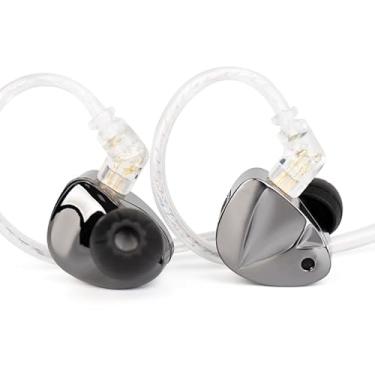 Imagem de Fones de ouvido KZ D-Fi intra-auriculares de alto desempenho IEMS dinâmicos, ímã duplo e driver dinâmico de cavidade dupla com fones de ouvido para jogos de graves afinados para músicos e cantores
