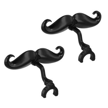 Imagem de 2 peças de bigode de encaixe para trompete e trombone, acessório perfeito para todos os bocais com cabo de trompete, jovens músicos, inclui capa protetora