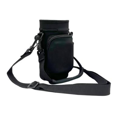 Imagem de (950ml) - Wanty Neoprene 950ml Insulated Water Drink Bottle Cooler Pocket Carrier Sleeves Tote Bag with Adjustable Straps for Climbing Cycling and Running Outdoor Activities (950ml)