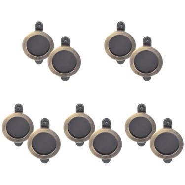 Imagem de Capa de olho mágico, 10 peças, visor de porta, olho mágico, capa traseira olho de gato, capa de olho mágico, capa para porta de apartamento, protetor de vista de porta para dormitório, hotel, casa