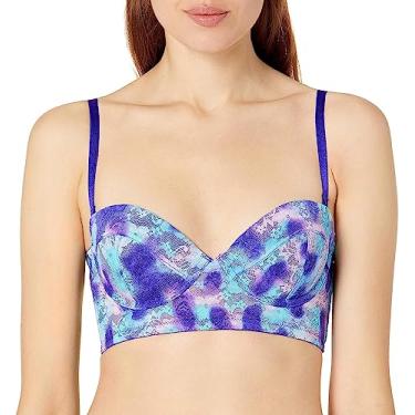 Imagem de Undies.com Sutiã feminino Luxey Girl Long Line Multi-Way Convertible Lace, Amarrado 2, 36B