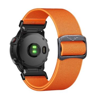 Imagem de Pulseiras Esportiva Compatíveis com Garmin Fenix 5X GPS/Fenix 5X Puls Macio Nylon de Elásticas Trançada com Ajustável Respirável Pulseira de Substituição para Garmin Fenix 5X/Fenix 5X Puls Band (F)