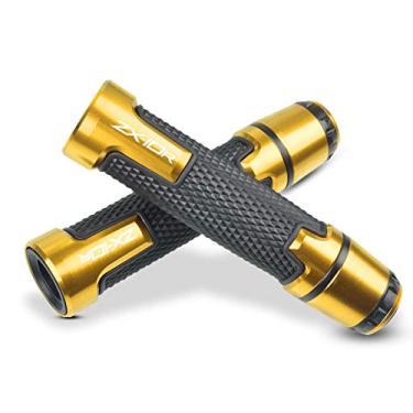 Imagem de Punhos de guidão de motocicleta CNC de alumínio Powersports de 22 mm com extremidades de aderência para ZX-10R ZX10R SE Performance KRT para ZX-10RR ZX10RR Performance Gold