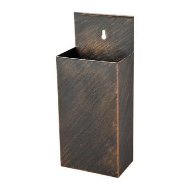 Imagem de Jumiok Captador de tampa de garrafa grande montado na parede garrafa de refrigerante de cerveja coletor balde com orifício de drenagem (cobre antigo)