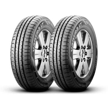 Imagem de Kit 2 Pneus 195R14 106/104R Hankook Vantra RA18 Aro 14 Pneu de carga 8