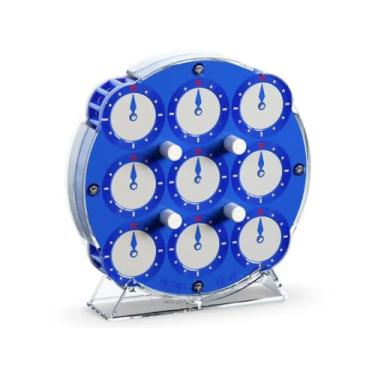 Imagem de Cubo Mágico Clock Qiyi MofangGe Magnético Edition 2024 Azul
