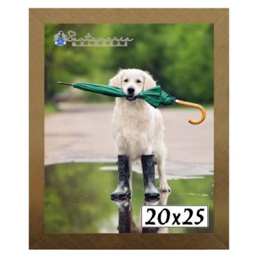 Imagem de Moldura Porta Retrato 20X25 Dourado - Santamaria Molduras