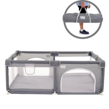 Imagem de Cercado Grade Para Bebê Chiqueirinho Playground Infantil Grande Proteção Desmontável e Resistente 150 x 180 x 65 Ideal para todas as crianças
