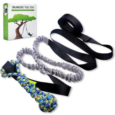 Imagem de Brinquedo para Cães LOOBANI - Brinquedo de Tração Bungee para Ar Livre