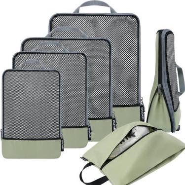 Imagem de Conjunto de 6 Cubos de Compressão BAGAIL para Embalagem e Viagem