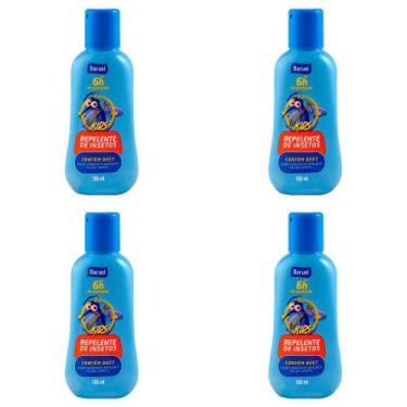 Imagem de Kit 4 Und Repelente Baruel Kids 100ml
