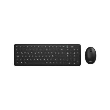 Imagem de Kit Teclado e Mouse sem Fio Lecoo Wireless KW204 - ABNT2 - 1200dpi - P