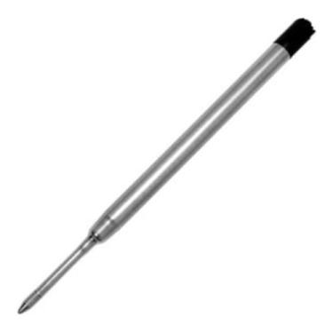 Imagem de 2 Cargas Refil para Caneta Carga Ballpoint M Preta - Genérica