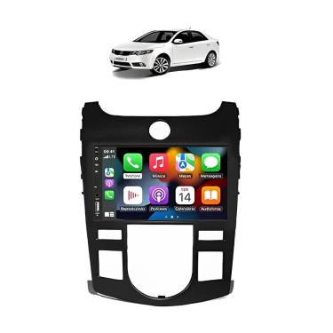 Imagem de Kit Multimídia Cerato 2009 / 2013 Ar Digital 7 Pol CarPlay AndroidAuto - FirstOption 8100