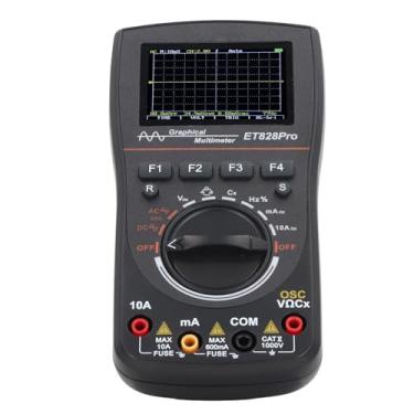 Imagem de Profissional Portátil 2 Em 1 Osciloscópio Multímetro Display Colorido Multímetro Osciloscópio Portátil para Testes de Campo Eletrônicos