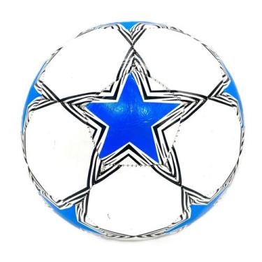 Imagem de Bola de Futebol N5 - Michelon, Branco, Azul