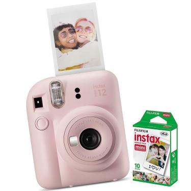 Imagem de Câmera Instax Mini 12 + Filme De 10 Poses - Rosa Gloss