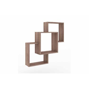 Imagem de Cubos Decorativo Quarto Bebê Nicho am 3080 Rustico - Movelbento