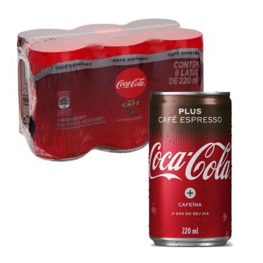 Imagem de Coca-Cola Café Espresso 220Ml (6 Latas)