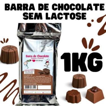 Imagem de Barra De Chocolate Sem Lactose E Glúten Páscoa Segura - SOS Alergia