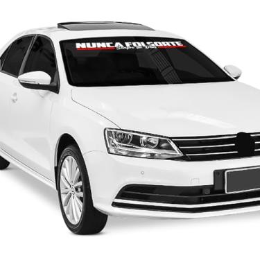 Imagem de Adesivo Nunca Foi Sorte Sempre Foi Deus Carro Caminhão Vidro Dianteiro Traseiro Parabrisa Testeira