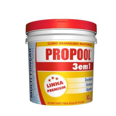 Imagem de Cloro Granulado Propool 3 Em 1 - 10 Kg - Hidroall