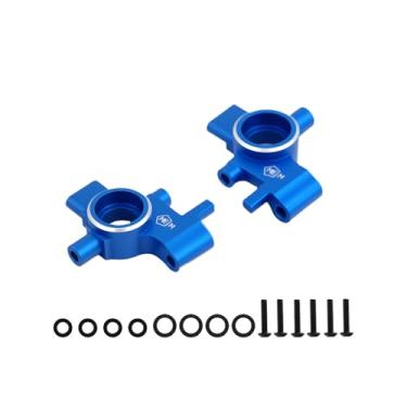 Imagem de Mesimsple Aluminum Front Steering Knuckle Caster Block for 1/10 4-Tec 4 Tec Drift Mustang RWD Drift Car RTR 105237-4 Series RC Car Upgrade Parts