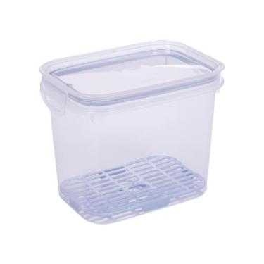 Imagem de Pote Trava Mais Retangular 1,8L C/Escorredor Plasútil