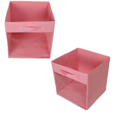 Imagem de Caixa Organizadora com Visor Transparente - Organibox, ROSA