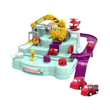 Imagem de Trem de Brinquedo Interativo com Pista de Corrida - Modelo de Ferrovia