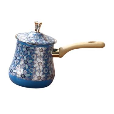 Imagem de IEUDNS Cafeteira de aço inoxidável para fogões a gás profissional portátil para derreter chocolate multifuncional para cozinha restaurante, 550 Ml