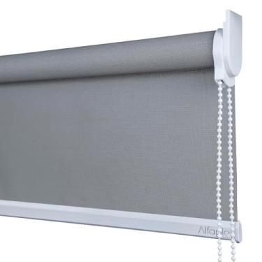 Imagem de Cortina Persiana Rolô Tela Solar 3% (Prata) 1,70(lar) X 1,40(alt)