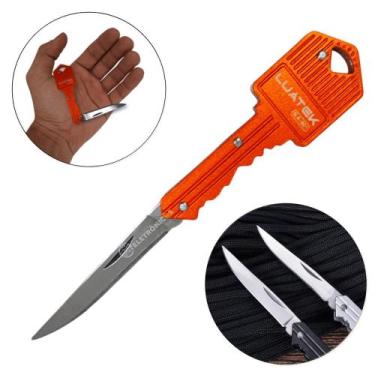 Imagem de Mini Chave Canivete Colorida Lâmina Dobrável E Multifuncional MultiUso