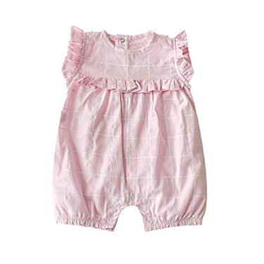 Imagem de Macacão Curto para Bebê Estampa GG Boston Rosa, Biramar Baby, Rosa