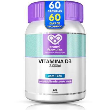 Imagem de Vitamina D3 2.000ui Com Tcm - 60 Cápsulas