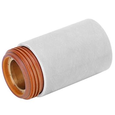 Imagem de Tocha de Corte de Plasma Tocha de Retenção de Tampa de Oxidação Resistência à Corrosão Material Cerâmica Resistência de Alta Temperatura para Acessórios de Substituição Máquina