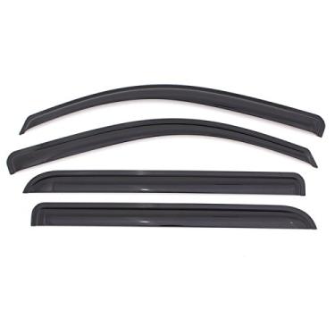 Imagem de Auto Ventshade AVS 94413 Original Ventvisor Defletor de janela lateral fumê escuro, conjunto de 4 peças para Hyundai Santa Fe 2001-2006