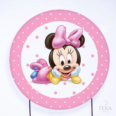 Imagem de Painel Decorativo para Festa 1,80x1,80 metros Vesti Fácil com Elástico Minnie - Fera Print