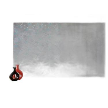 Imagem de Papel De Parede Concreto Linhas Azul Turquesa 3,5M Kkt303 - Você Decor