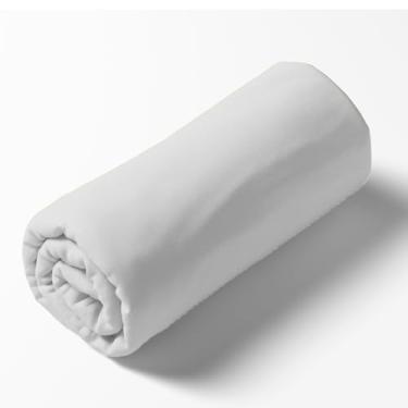 Imagem de Lençol Premier Vip Solteiro Malha 100% Algodão Liso 1,88m x 88cm x 30cm (Branco)