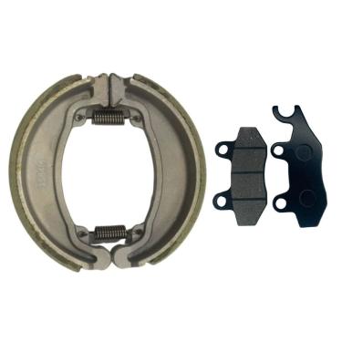 Imagem de Kit Patim Lona De Freio + Pastilha De Freio Dafra Kansas150